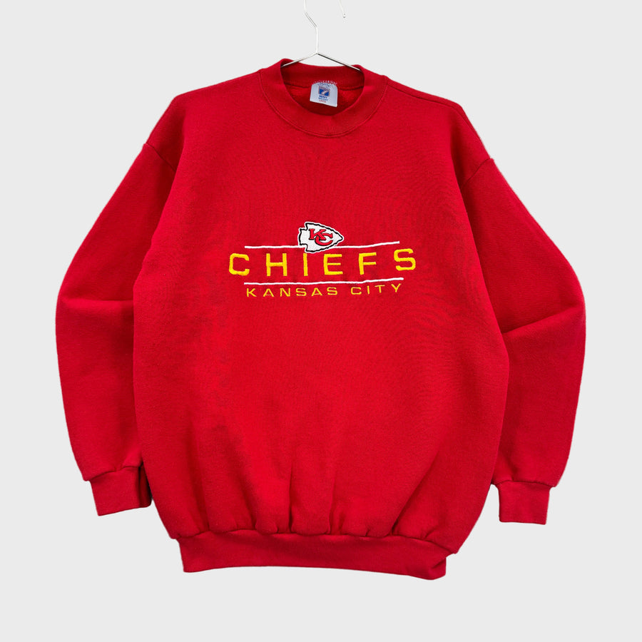 Kansas City Chiefs crewneck sweatshirt in red