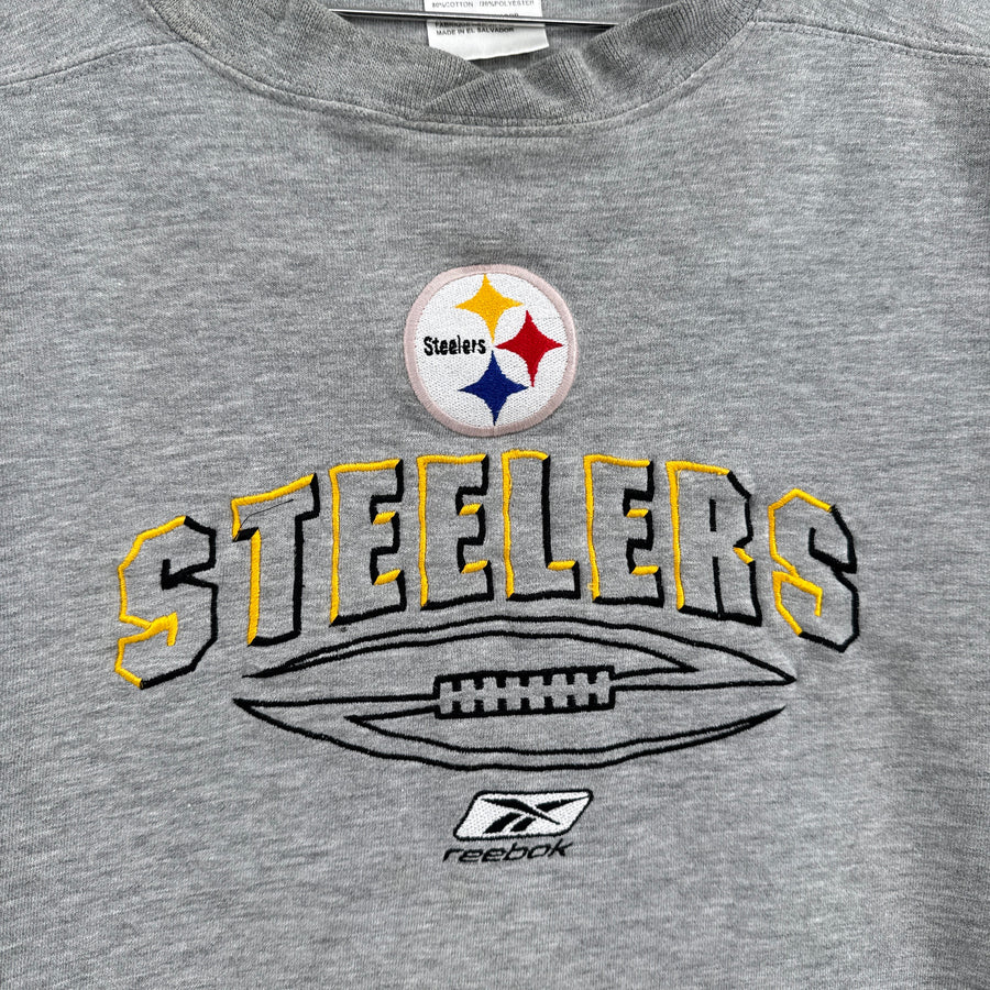 Vintage 90s Pittsburgh Steelers NFL Embroidered Sweatshirt
