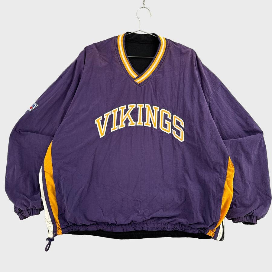 Vintage Minnesota Vikings NFL Football Starter Windbreaker Jacket