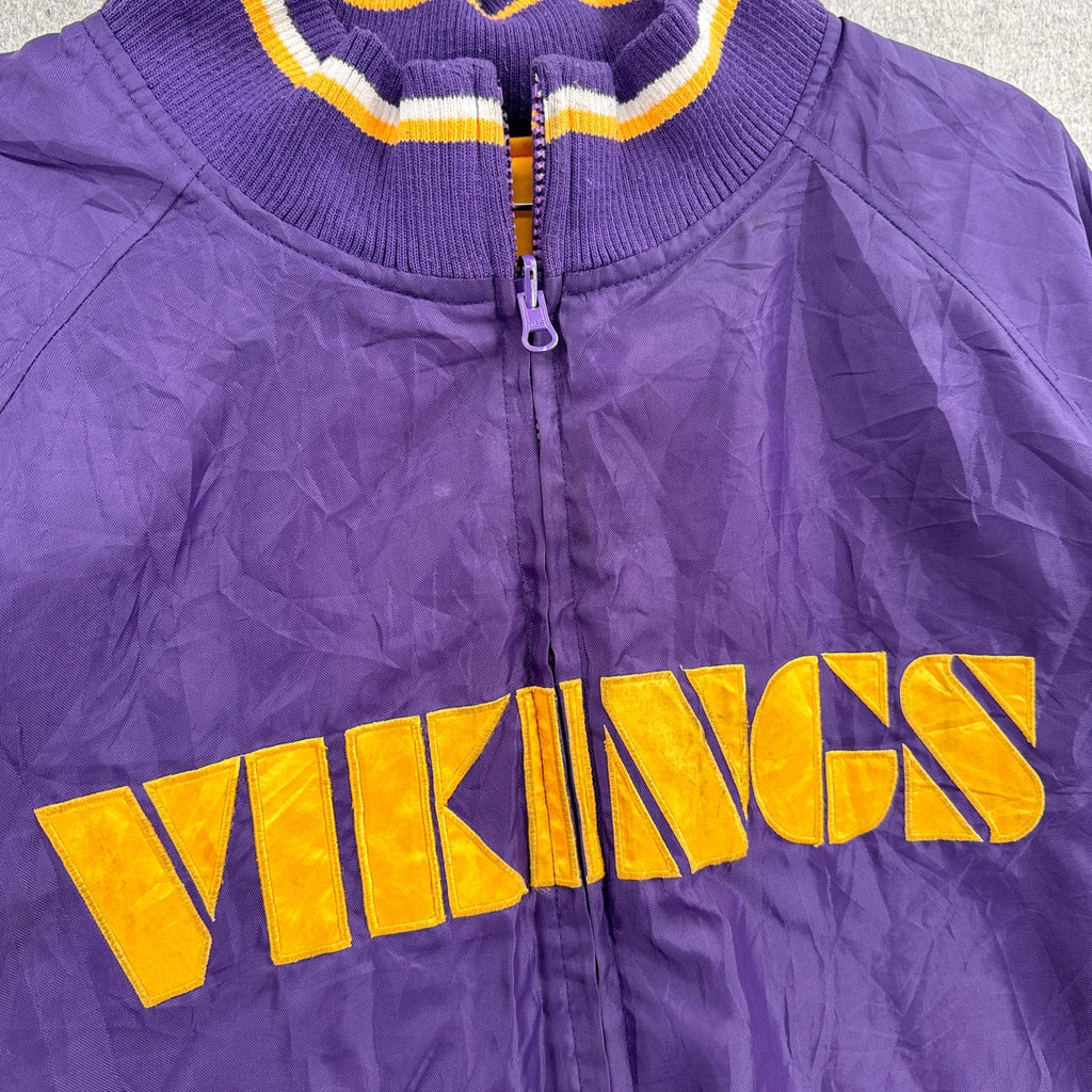 Vintage 90s Minnesota Vikings Reversible NFL Jacket - 2XL