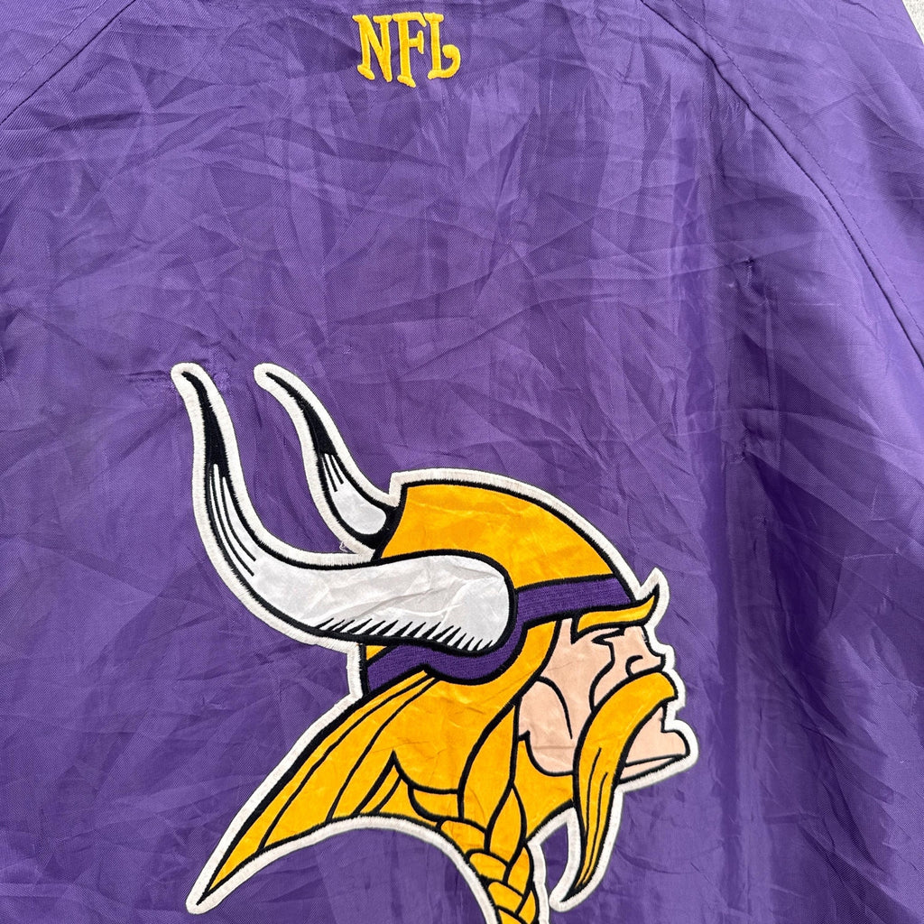 Vintage 90s Minnesota Vikings Reversible NFL Jacket - 2XL