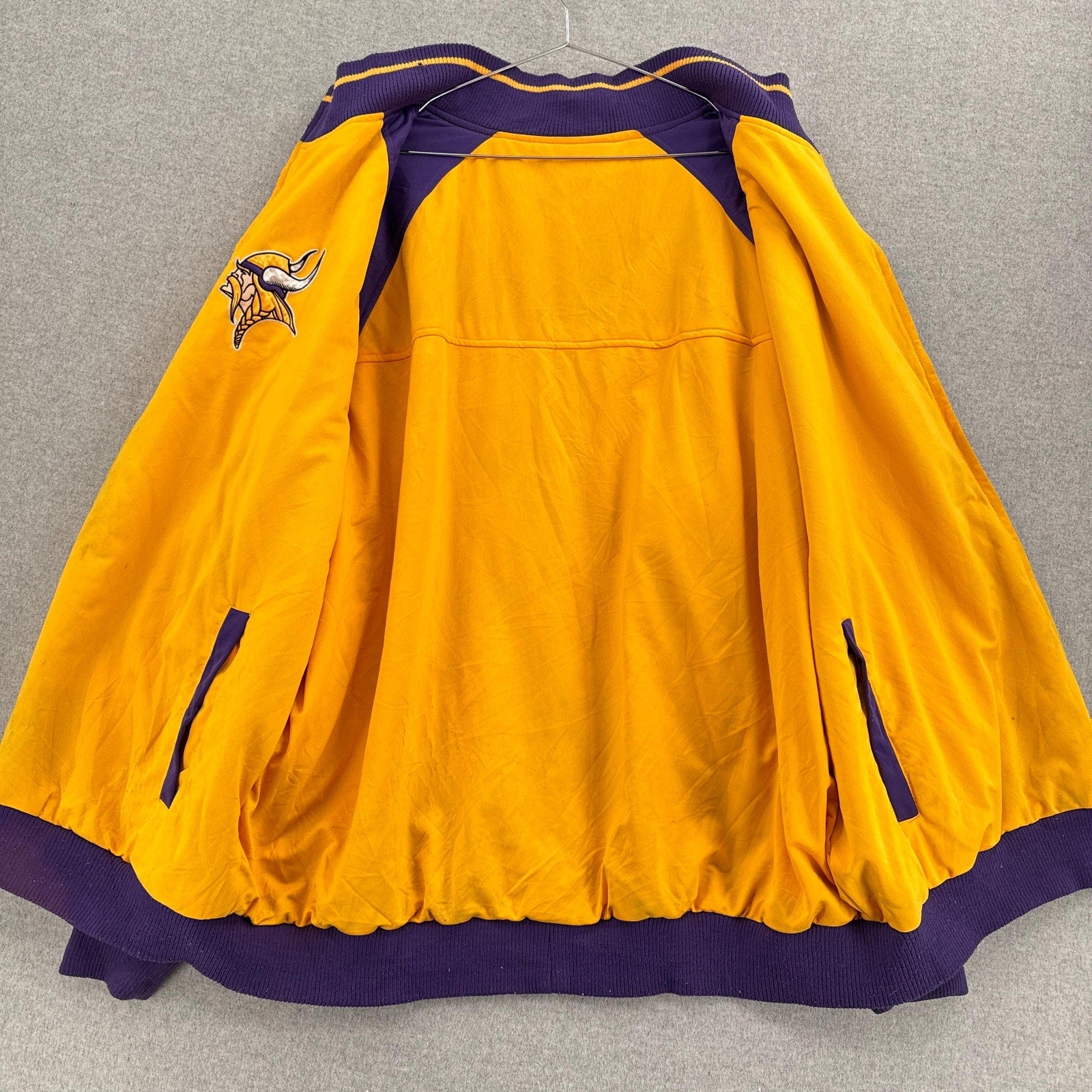 Vintage 90s Minnesota Vikings Reversible NFL Jacket - 2XL