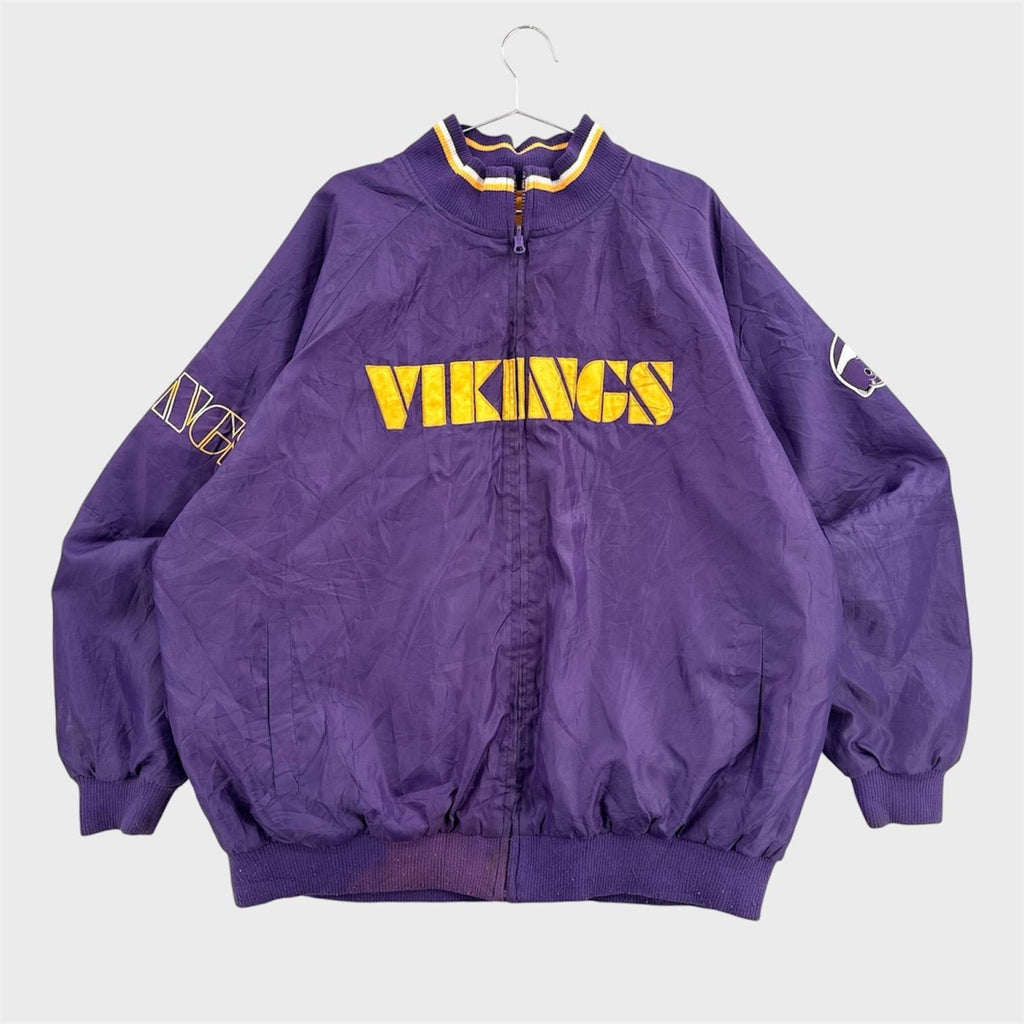 Vintage 90s Minnesota Vikings Reversible NFL Jacket - 2XL