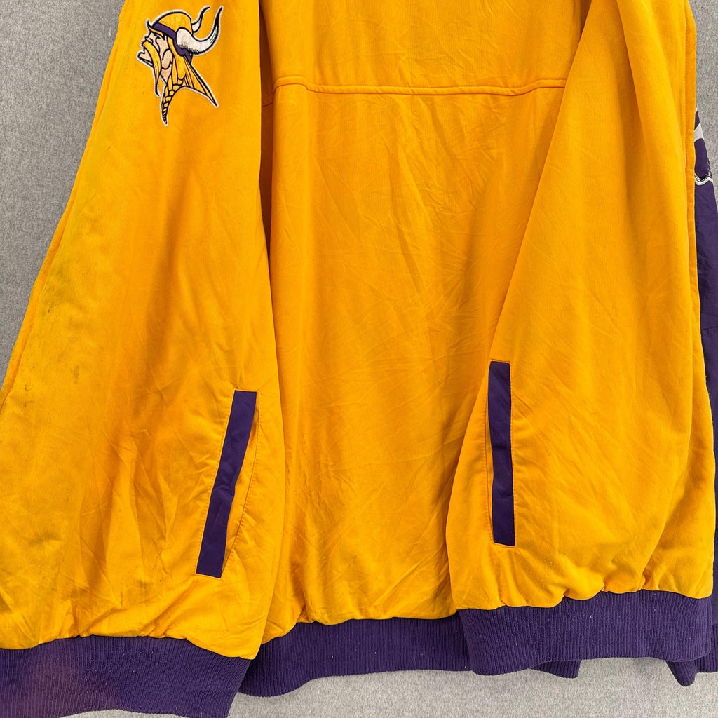 Vintage 90s Minnesota Vikings Reversible NFL Jacket - 2XL
