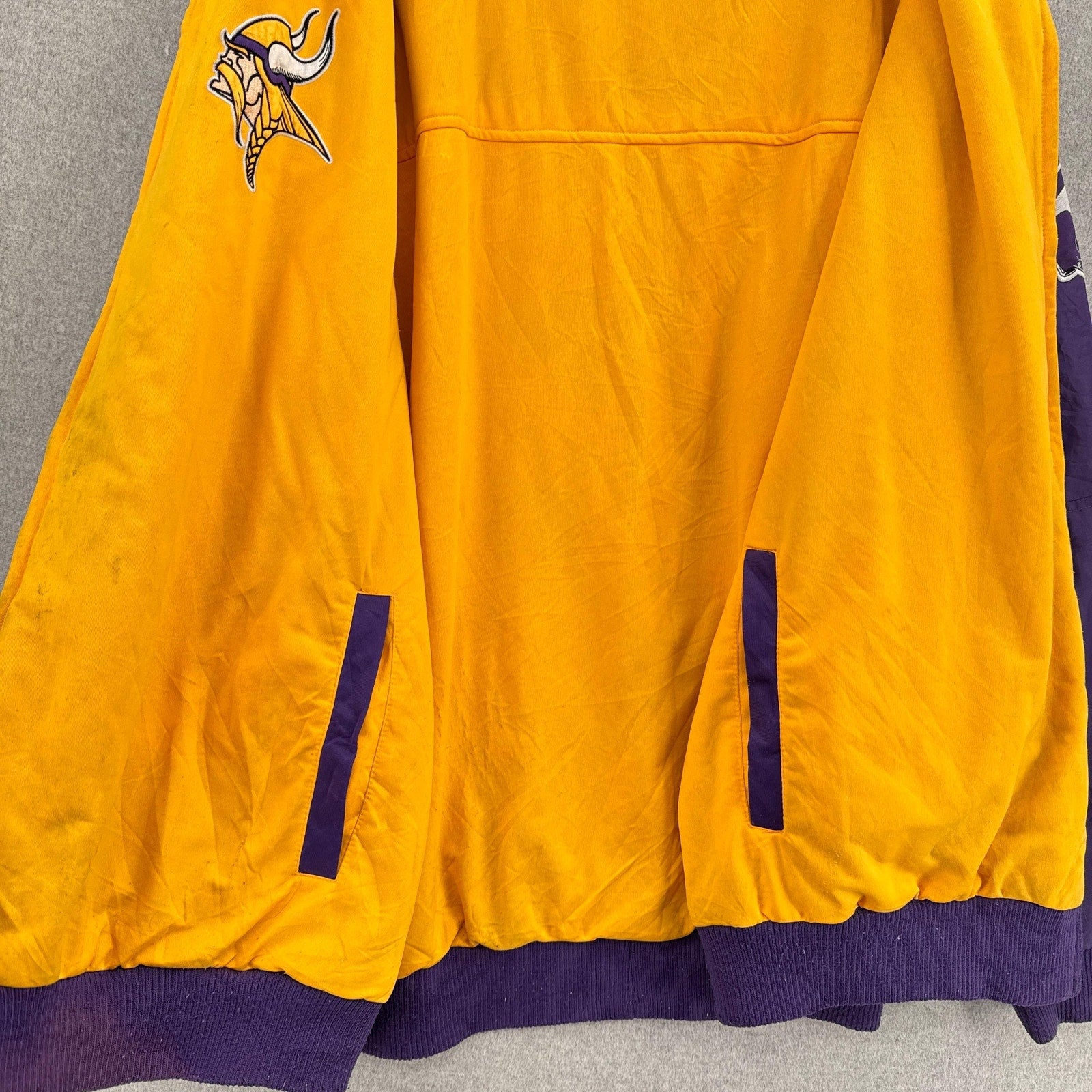 Vintage 90s Minnesota Vikings Reversible NFL Jacket - 2XL