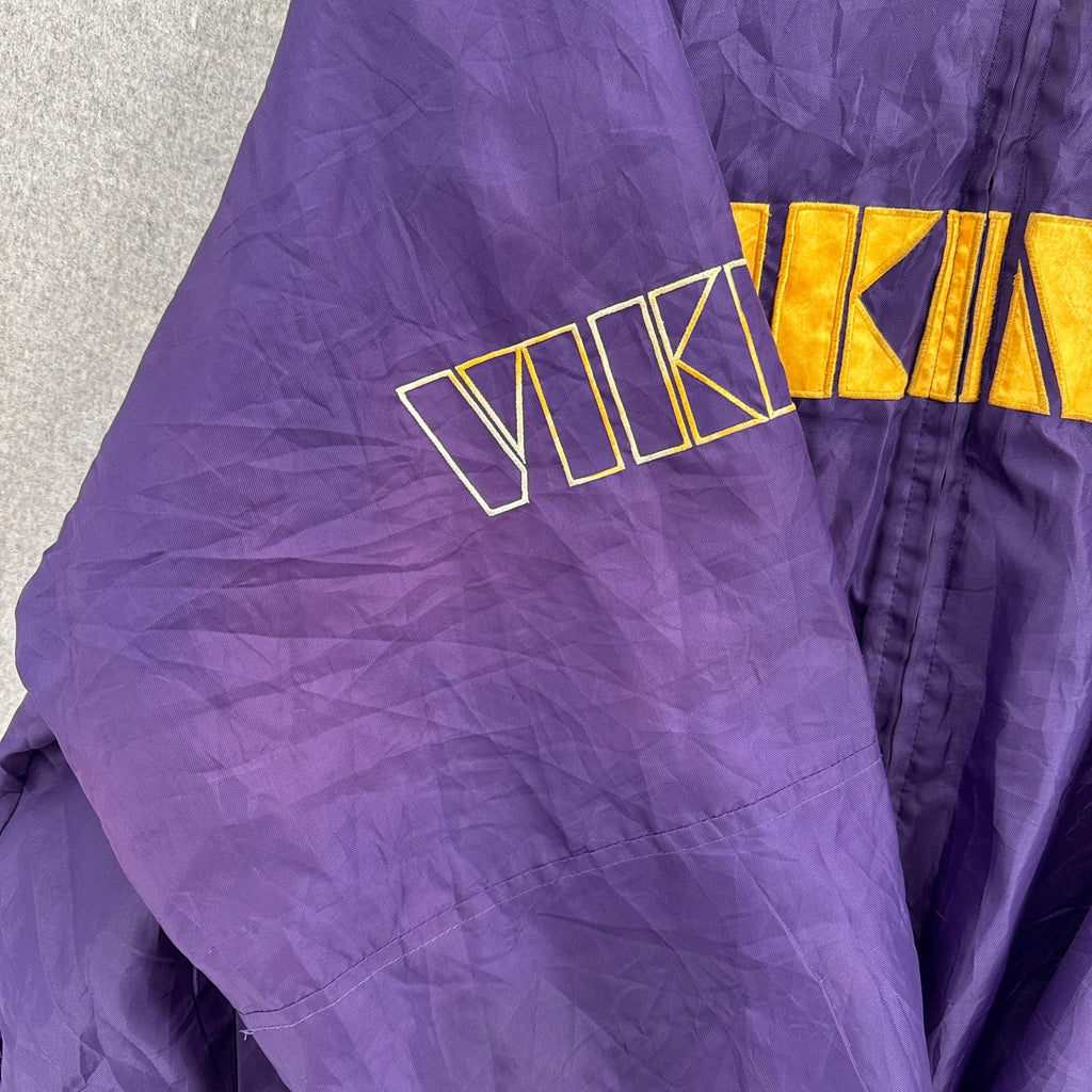 Vintage 90s Minnesota Vikings Reversible NFL Jacket - 2XL
