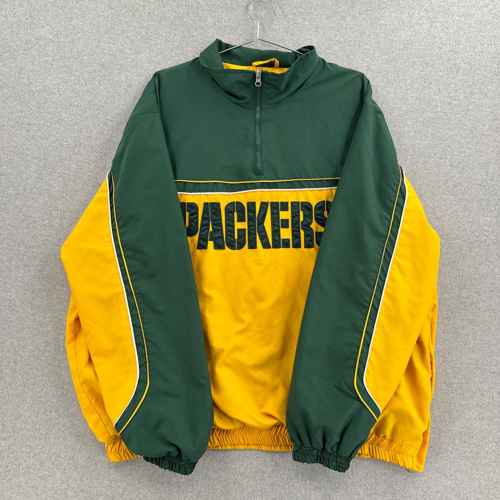 Vintage Green Bay Packers NFL Windbreaker Jacket - 2XL