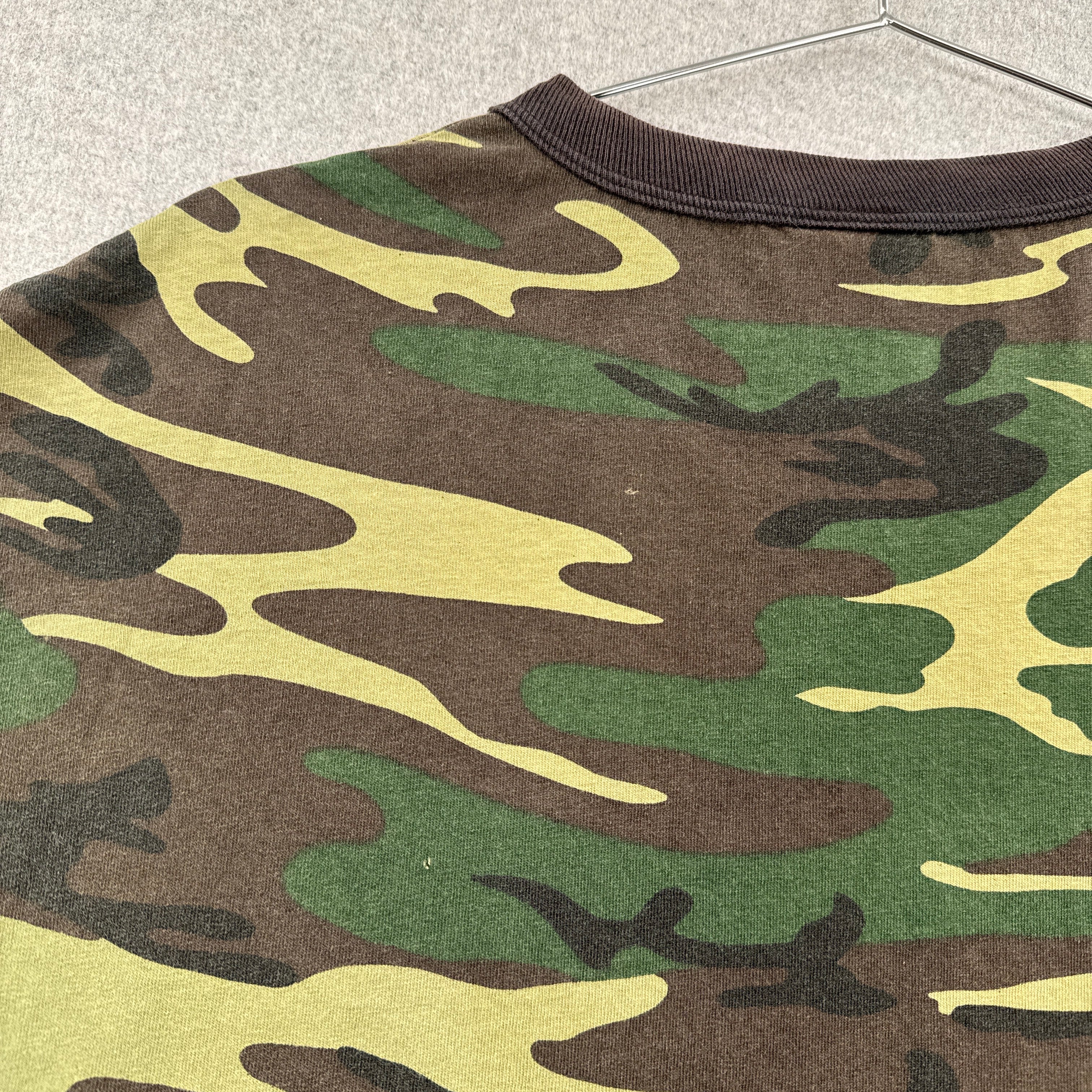 Vintage 90s Deer Camo Branson Graphic Tee - XL