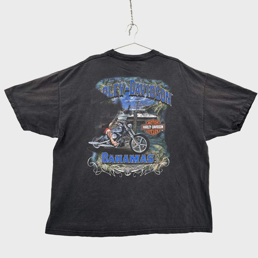Vintage Harley Davidson Bahamas Graphic Tee 