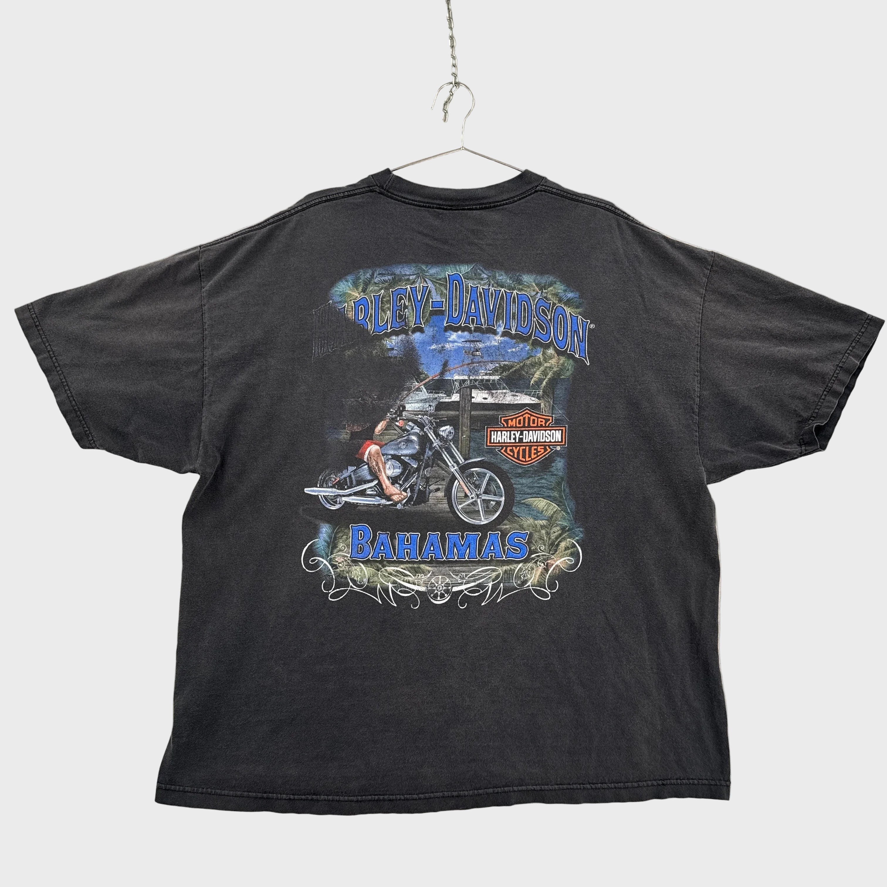 Vintage Harley Davidson Bahamas Graphic Tee 