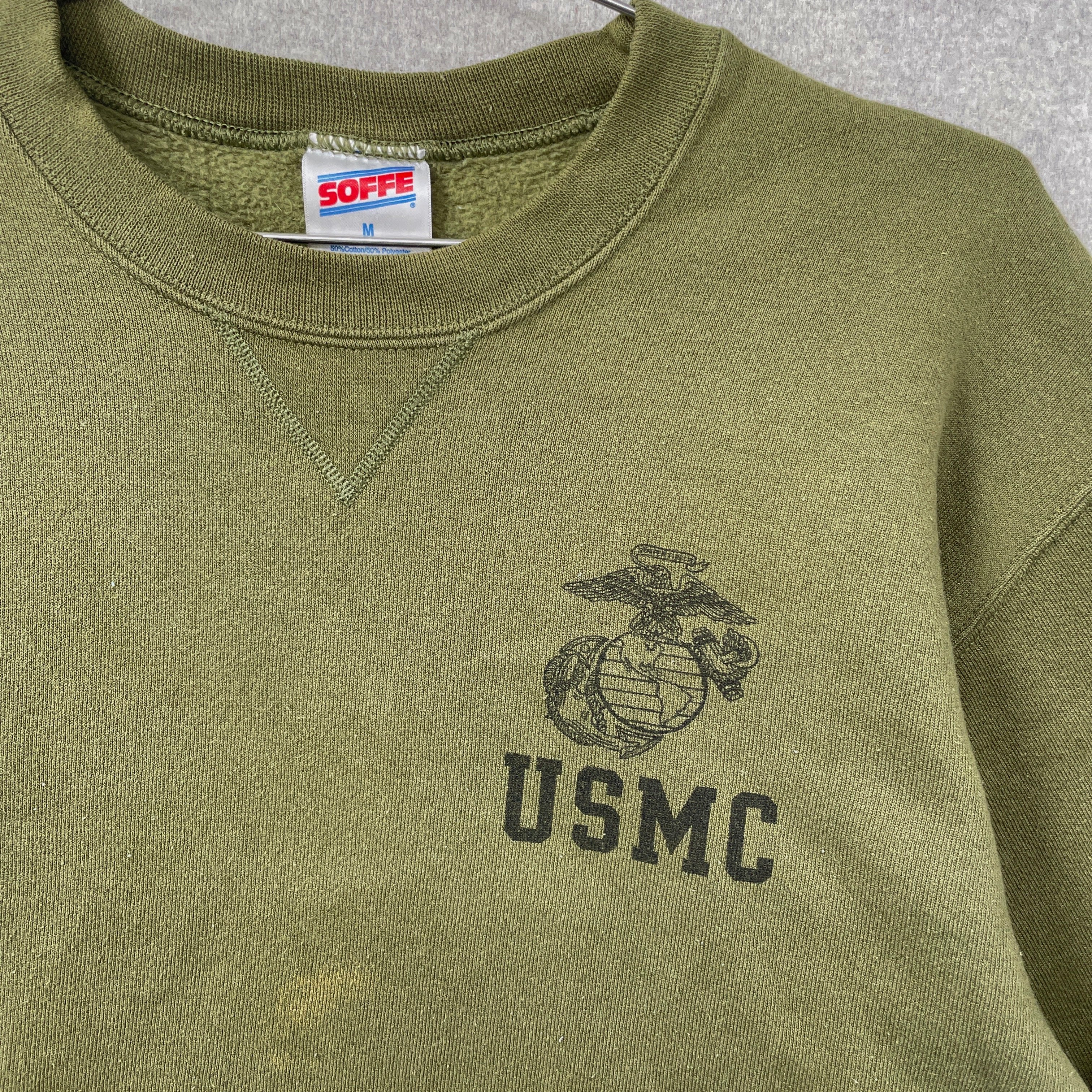 Vintage 90s USMC Crewneck Sweatshirt - M