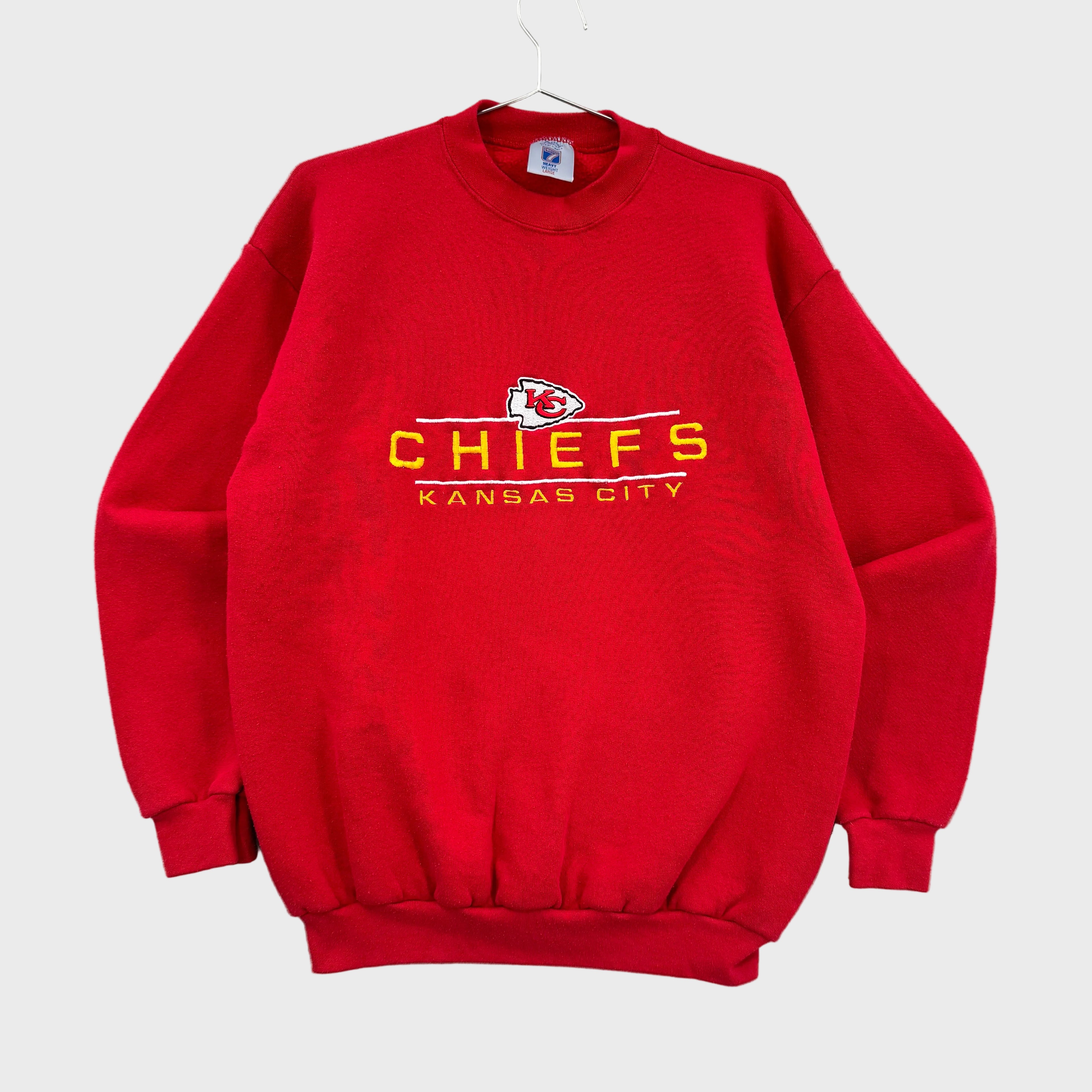 Kansas City Chiefs crewneck sweatshirt in red