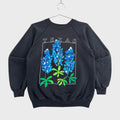 Vintage 1988 Texas Bluebonnet Flower Crewneck Sweatshirt