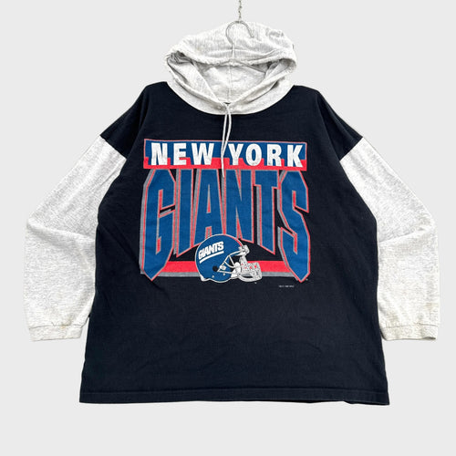 Vintage 1992 New York Giants NFL Thin Hoodie Sweatshirt
