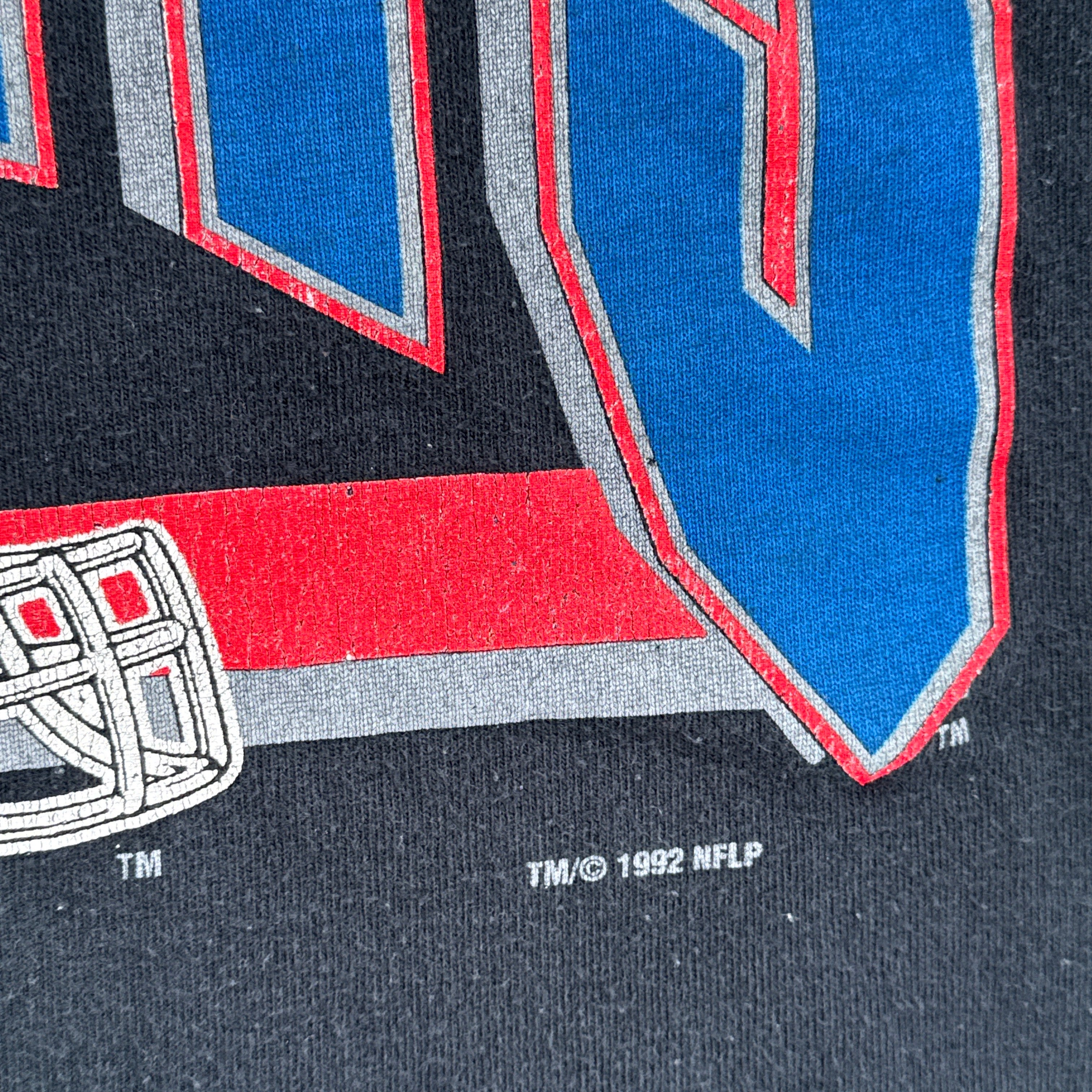 Vintage 1992 New York Giants NFL Thin Hoodie Sweatshirt