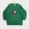 Vintage 1998 Taz Tasmanian Devil Cartoon Crewneck Sweatshirt