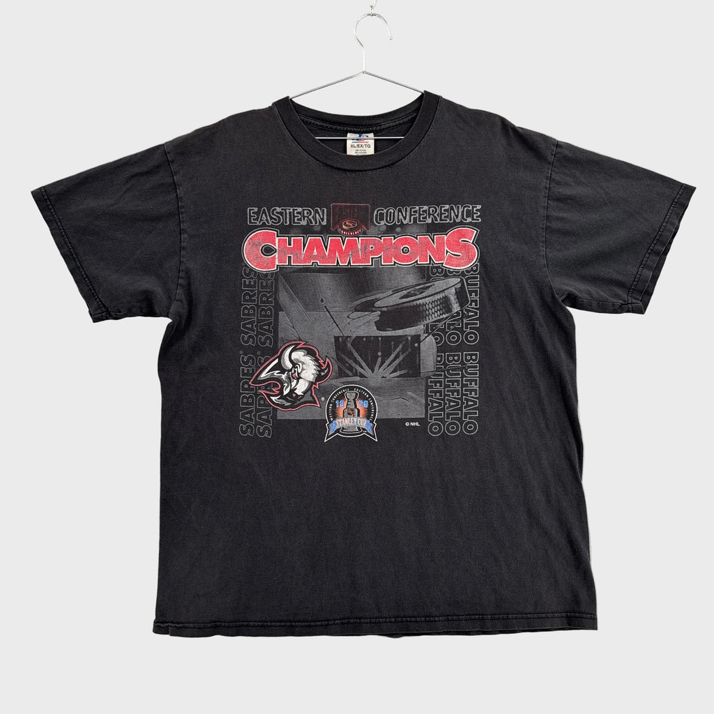 Vintage 1999 Buffalo Sabres NHL Champions Graphic Tee