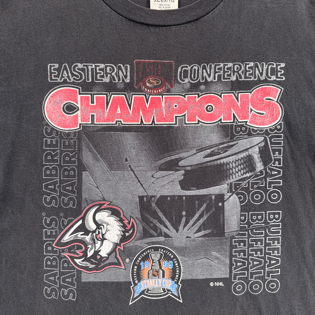 Vintage 1999 Buffalo Sabres NHL Champions Graphic Tee