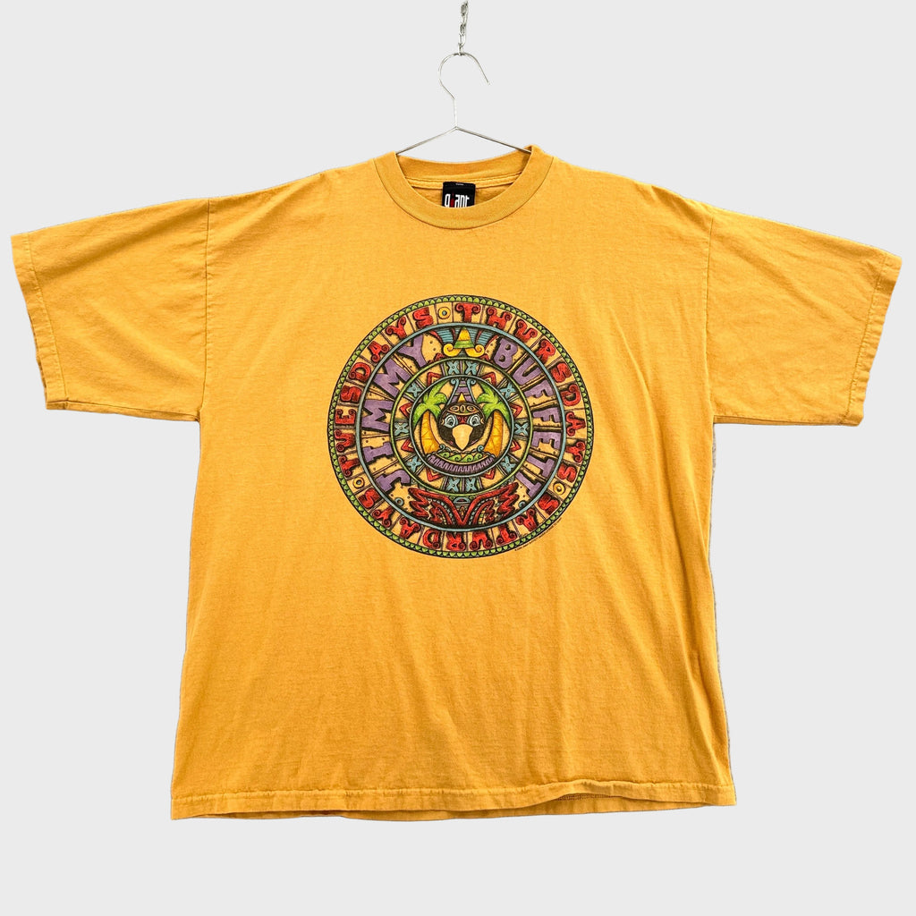 Vintage 2000 Jimmy Buffett Live Tuesdays Thursdays Saturdays Tour Graphic Tee