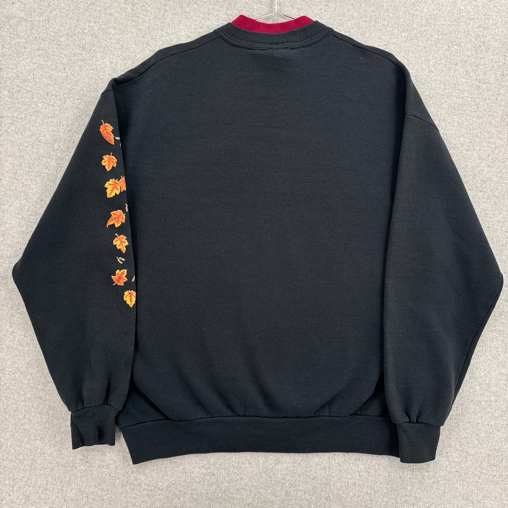 Vintage 90s Fall Autumn Leaves Tree Crewneck Sweatshirt