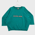 Vintage 90s Gold's Gym Athletic Thin Crewneck Long Sleeve Sweatshirt Shirt