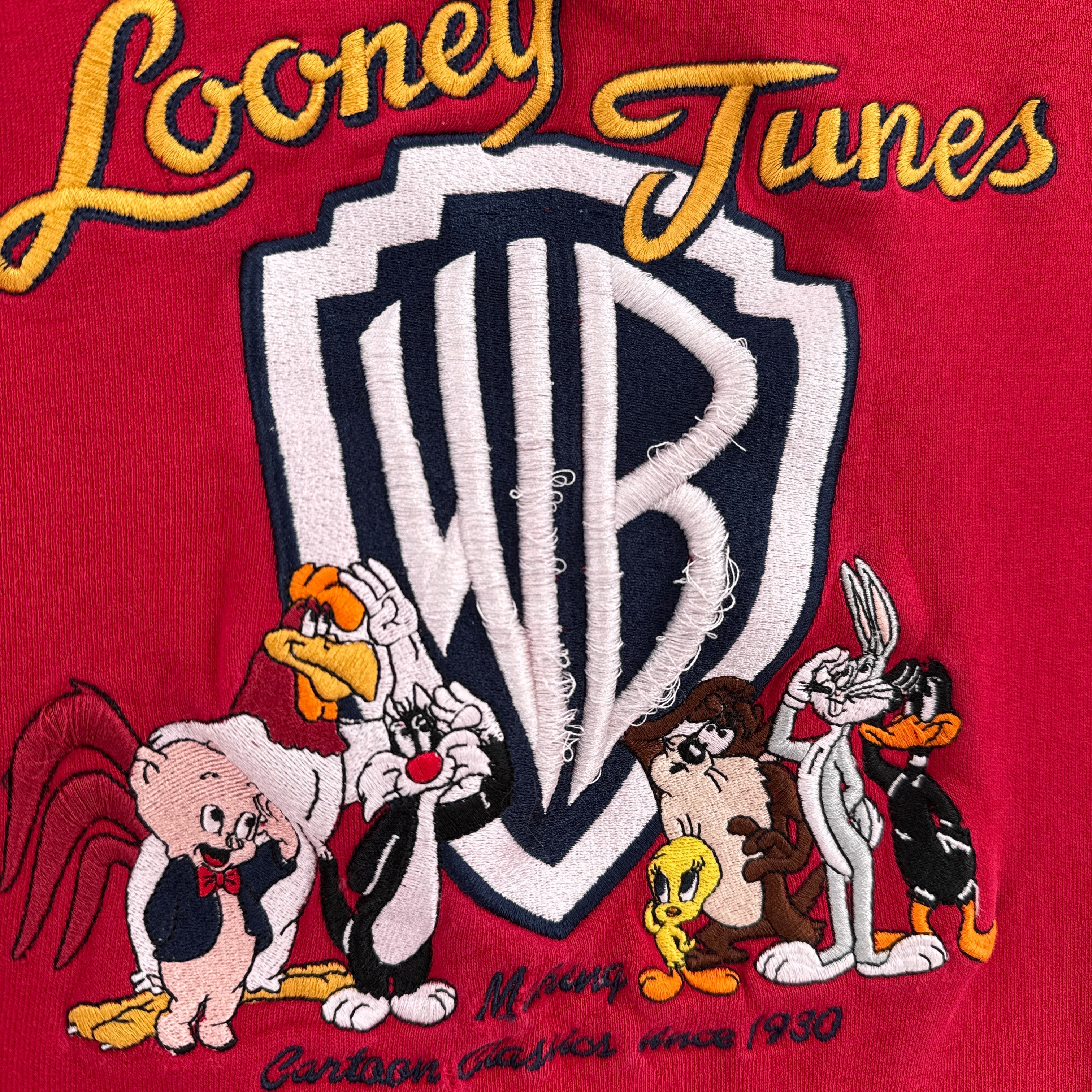 Vintage 90s Looney Tunes Warner Bros Cartoon Crewneck Sweatshirt