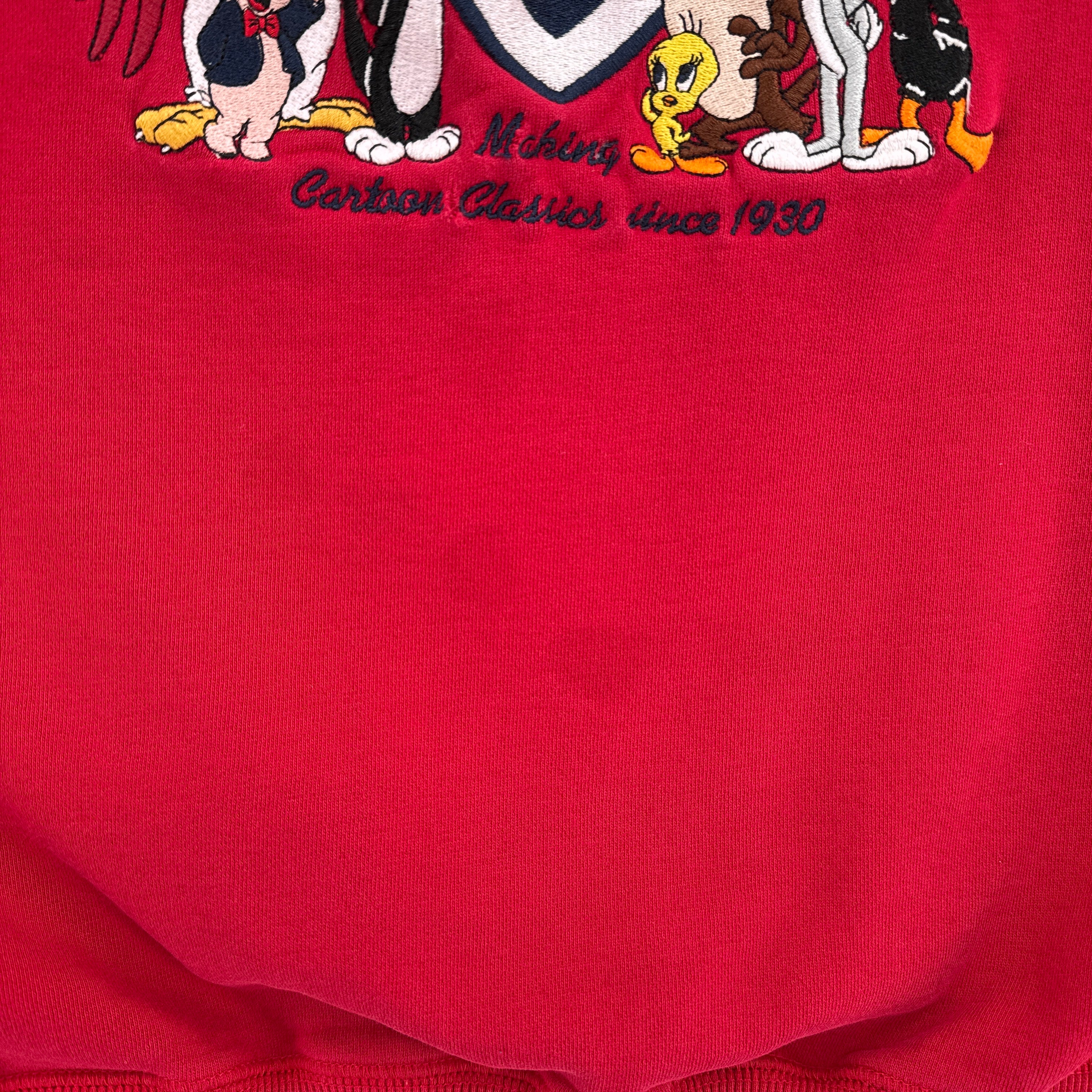Vintage 90s Looney Tunes Warner Bros Cartoon Crewneck Sweatshirt