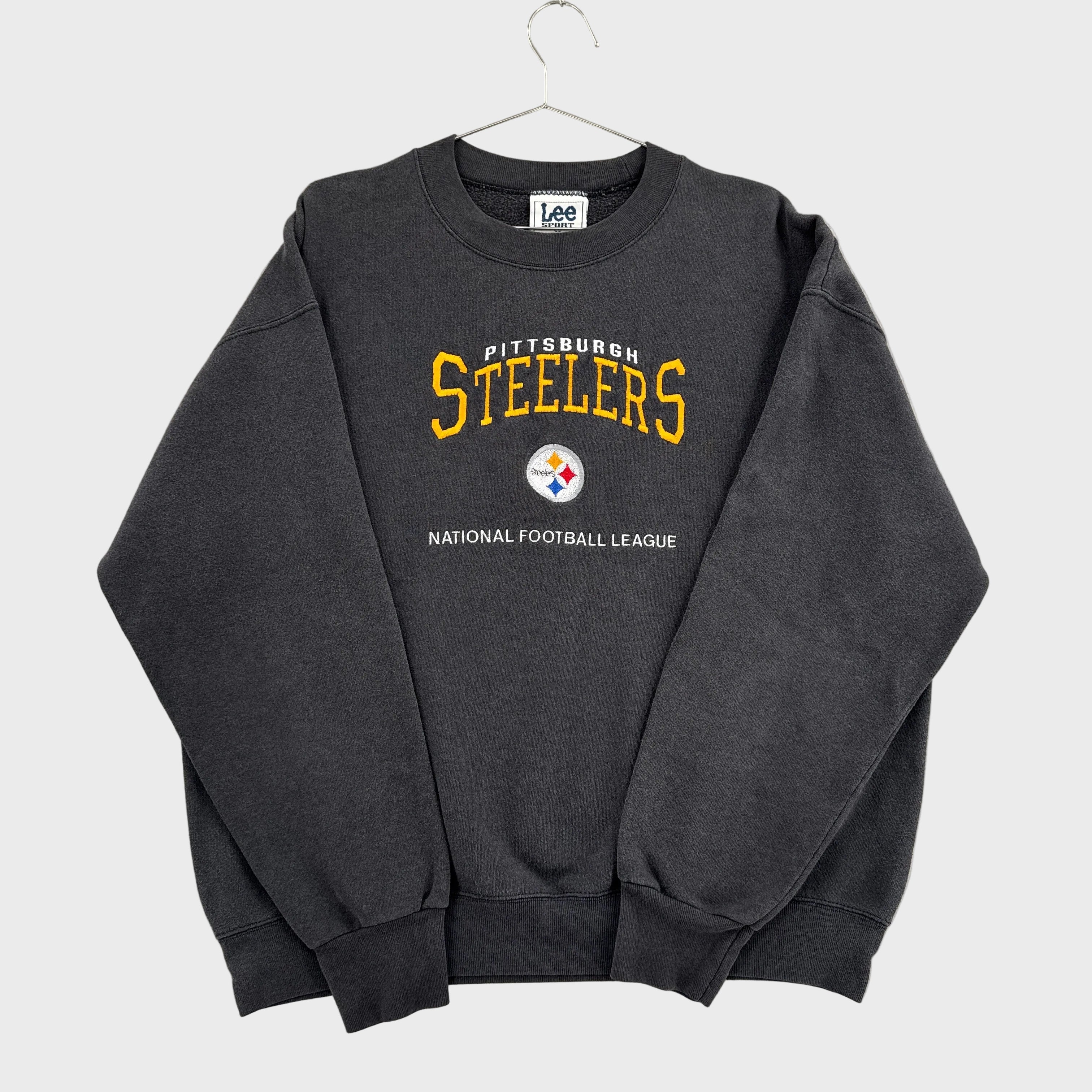 Vintage 90s Pittsburgh Steelers NFL Embroidered Crewneck Sweatshirt