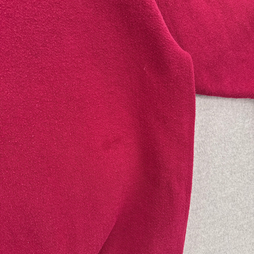 Vintage 90s Tultex Blank Button Crewneck Sweatshirt