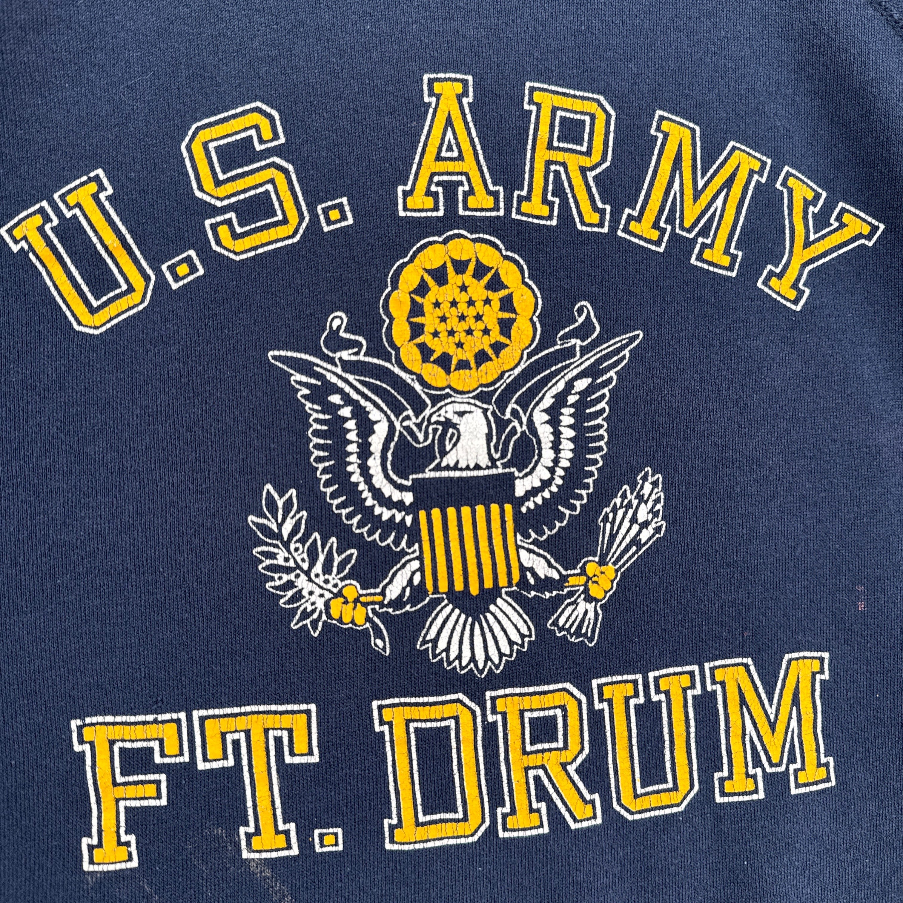 Vintage 90s United States Army Fort Drum Crewneck Sweatshirt