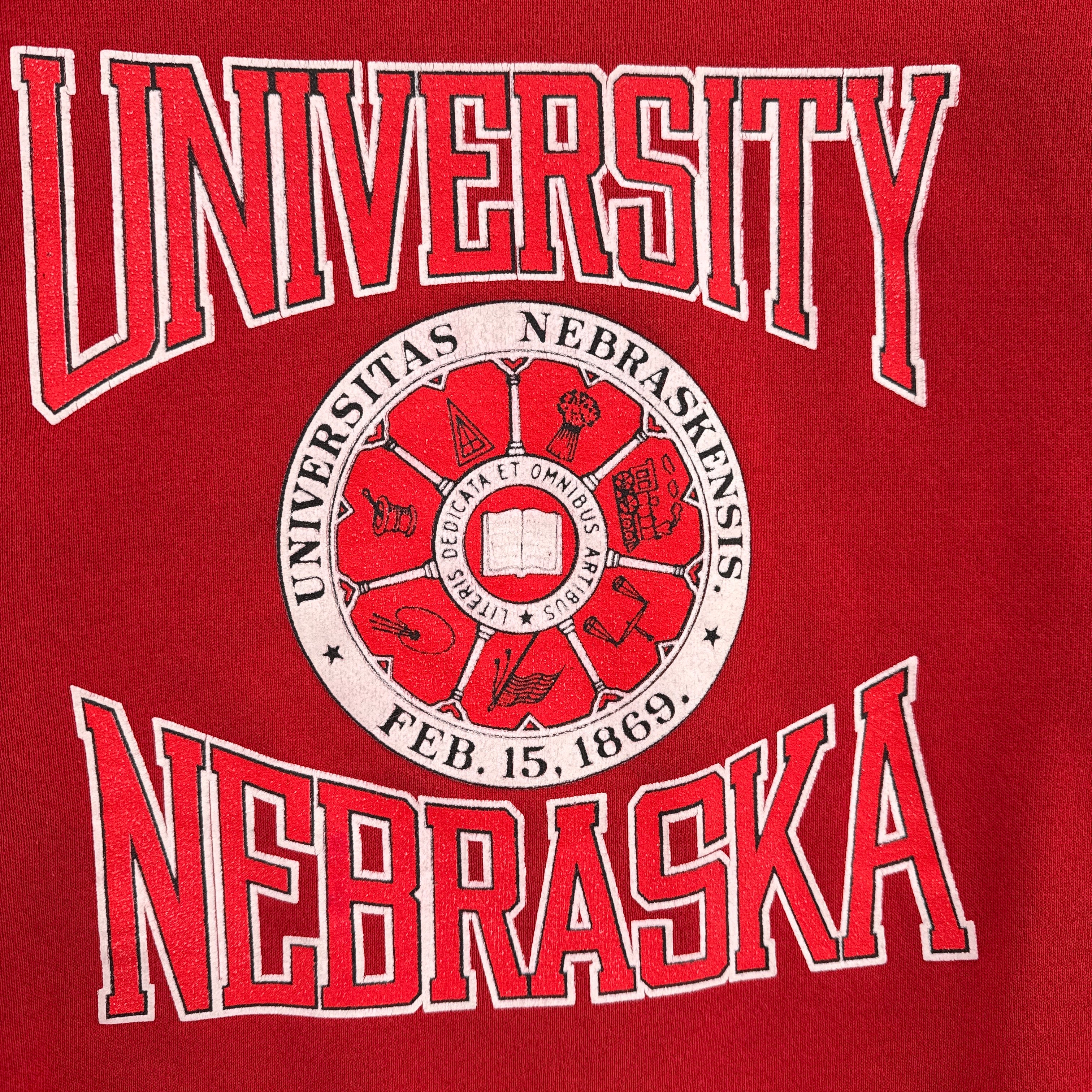 Vintage 90s University of Nebraska Crewneck Sweatshirt