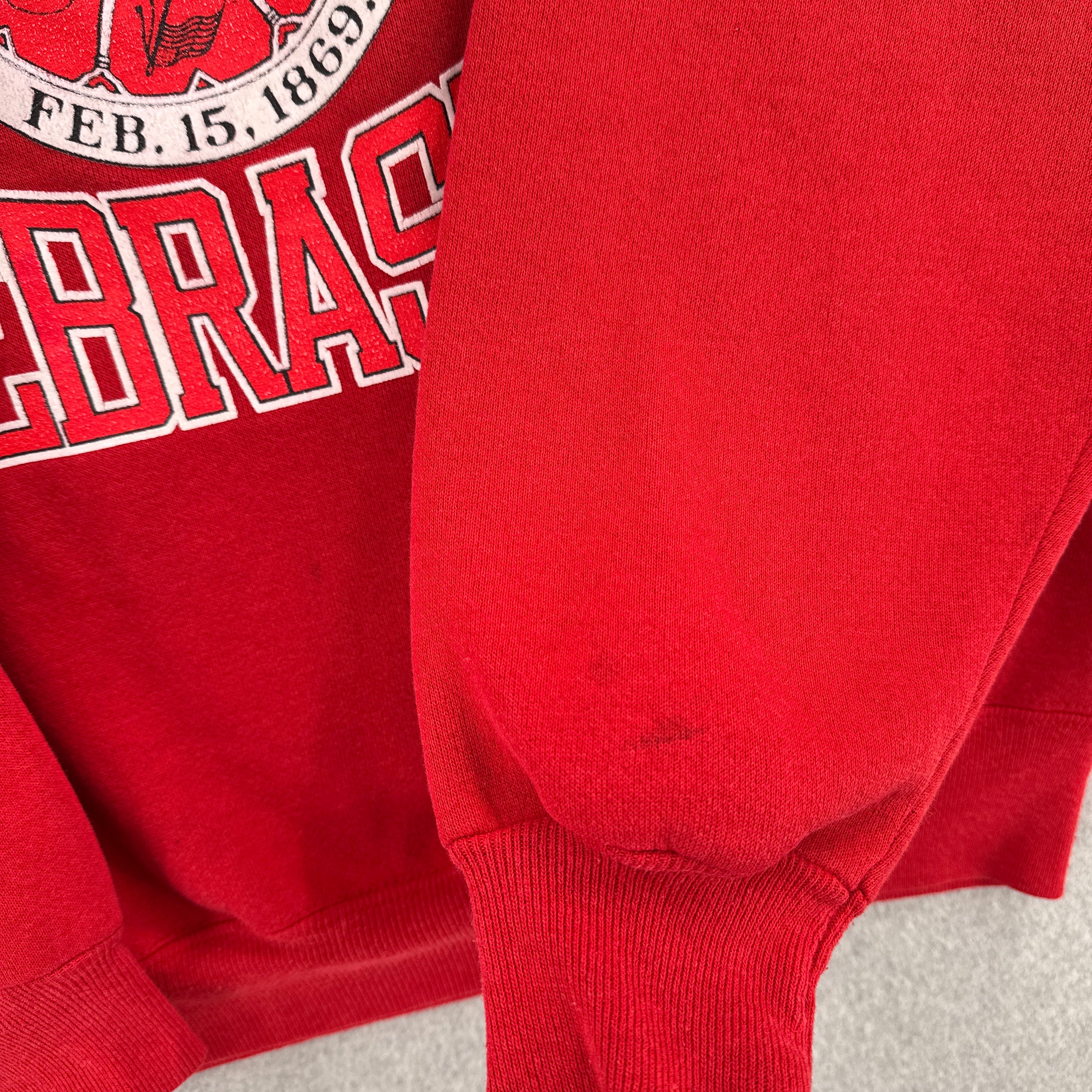 Vintage 90s University of Nebraska Crewneck Sweatshirt
