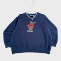Vintage 90s Winnie the Pooh Embroidered Cartoon Crewneck Sweatshirt