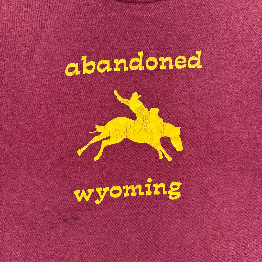 Vintage 90s Wyoming Cowboy Graphic Tee