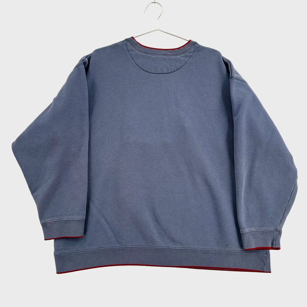 Vintage Bass Fish Fishing Embroidered Crewneck Sweatshirt