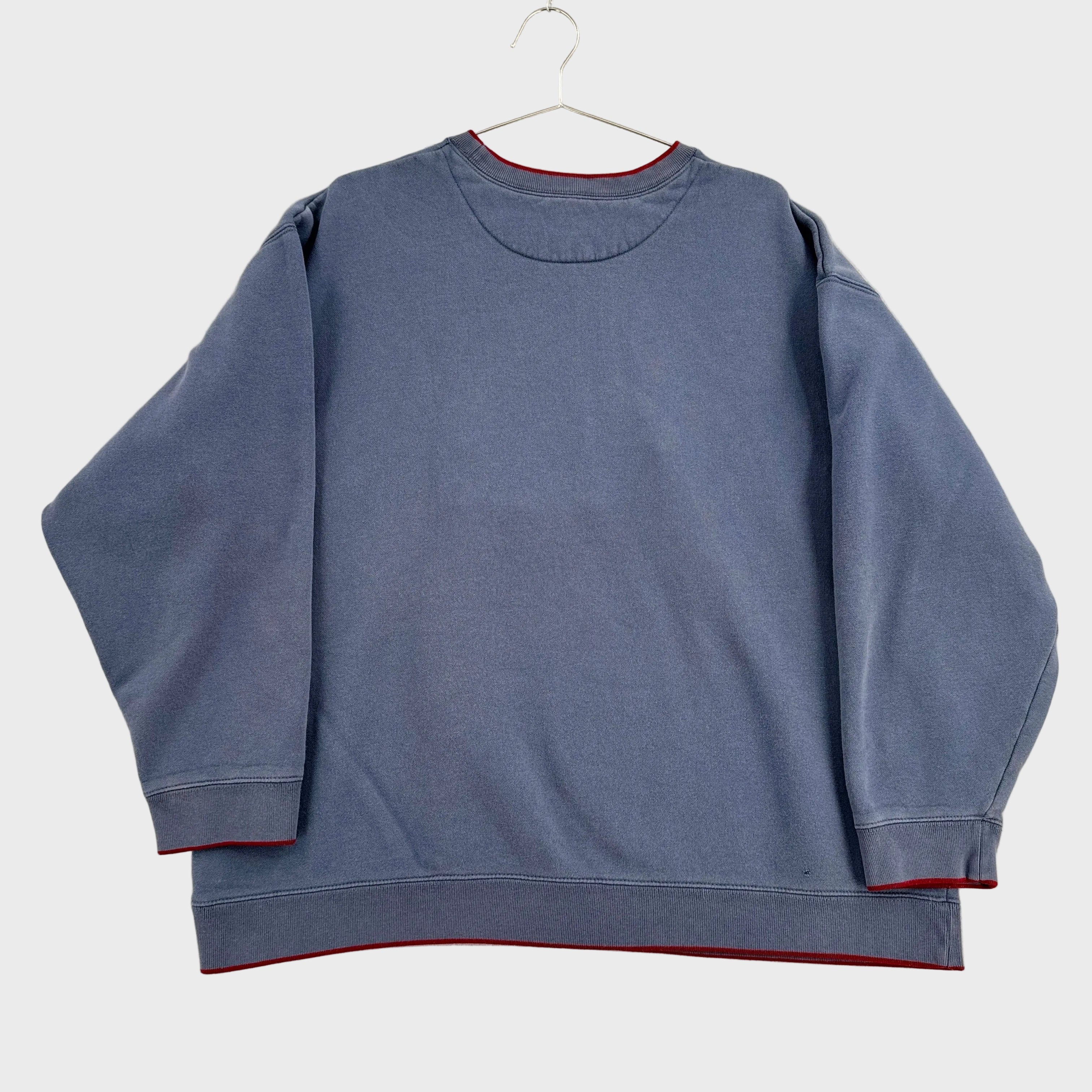 Vintage Bass Fish Fishing Embroidered Crewneck Sweatshirt
