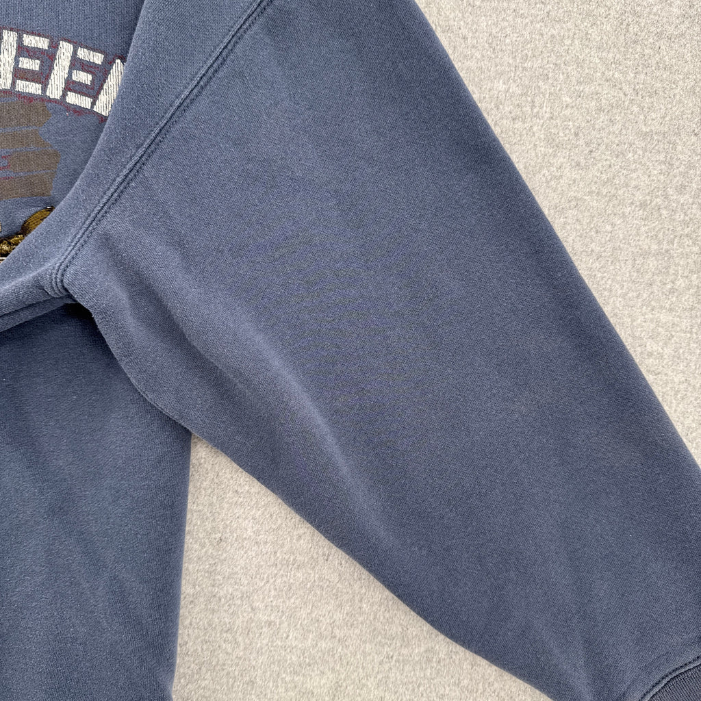 Vintage Bass Fish Fishing Embroidered Crewneck Sweatshirt
