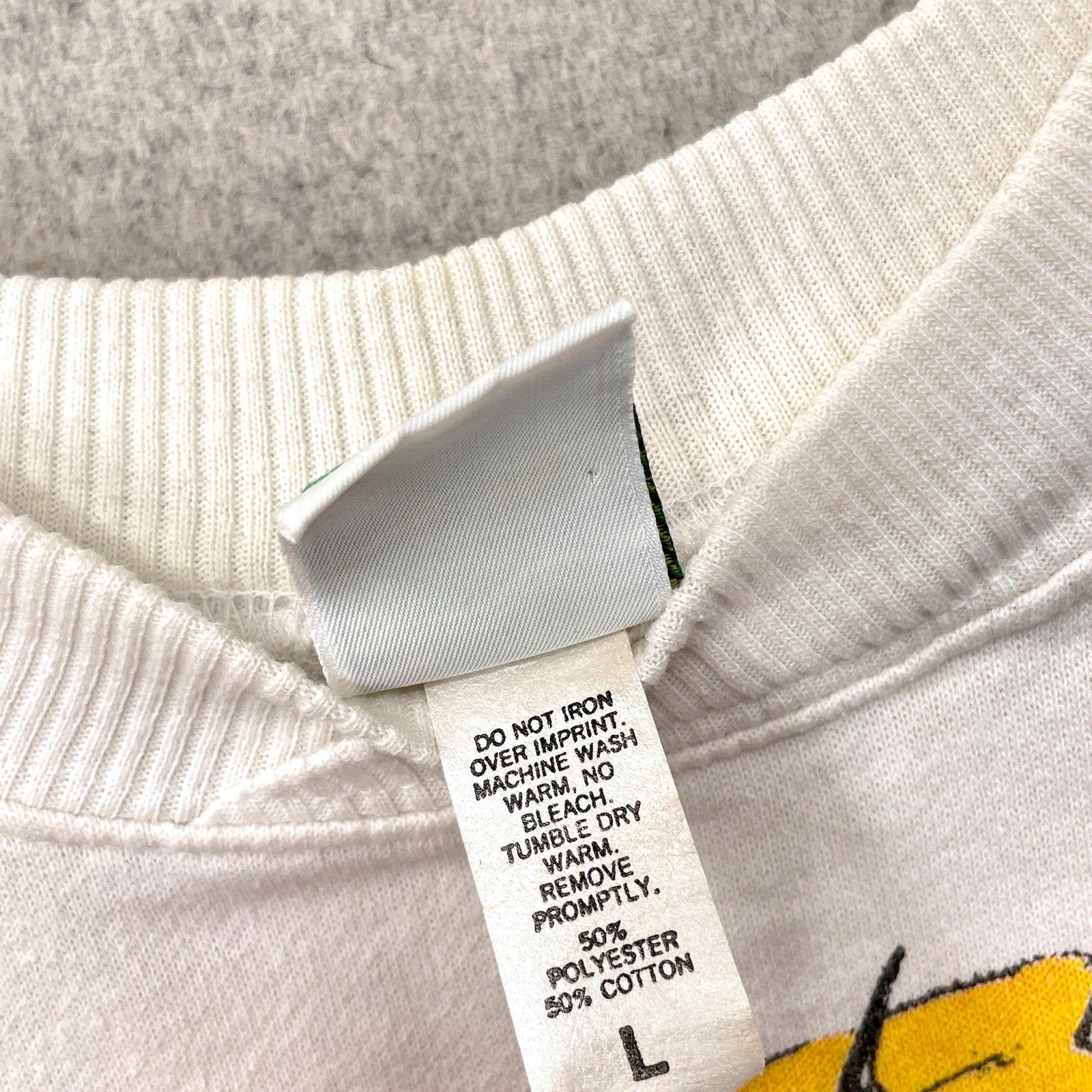 tag size Large 50/50 polyester cotton blend