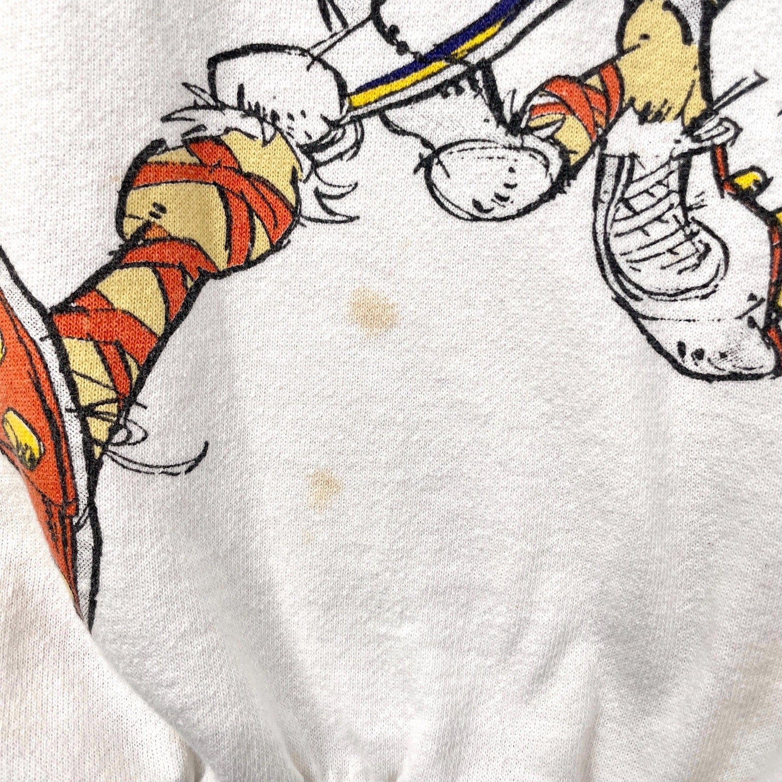 stain spots on the front design