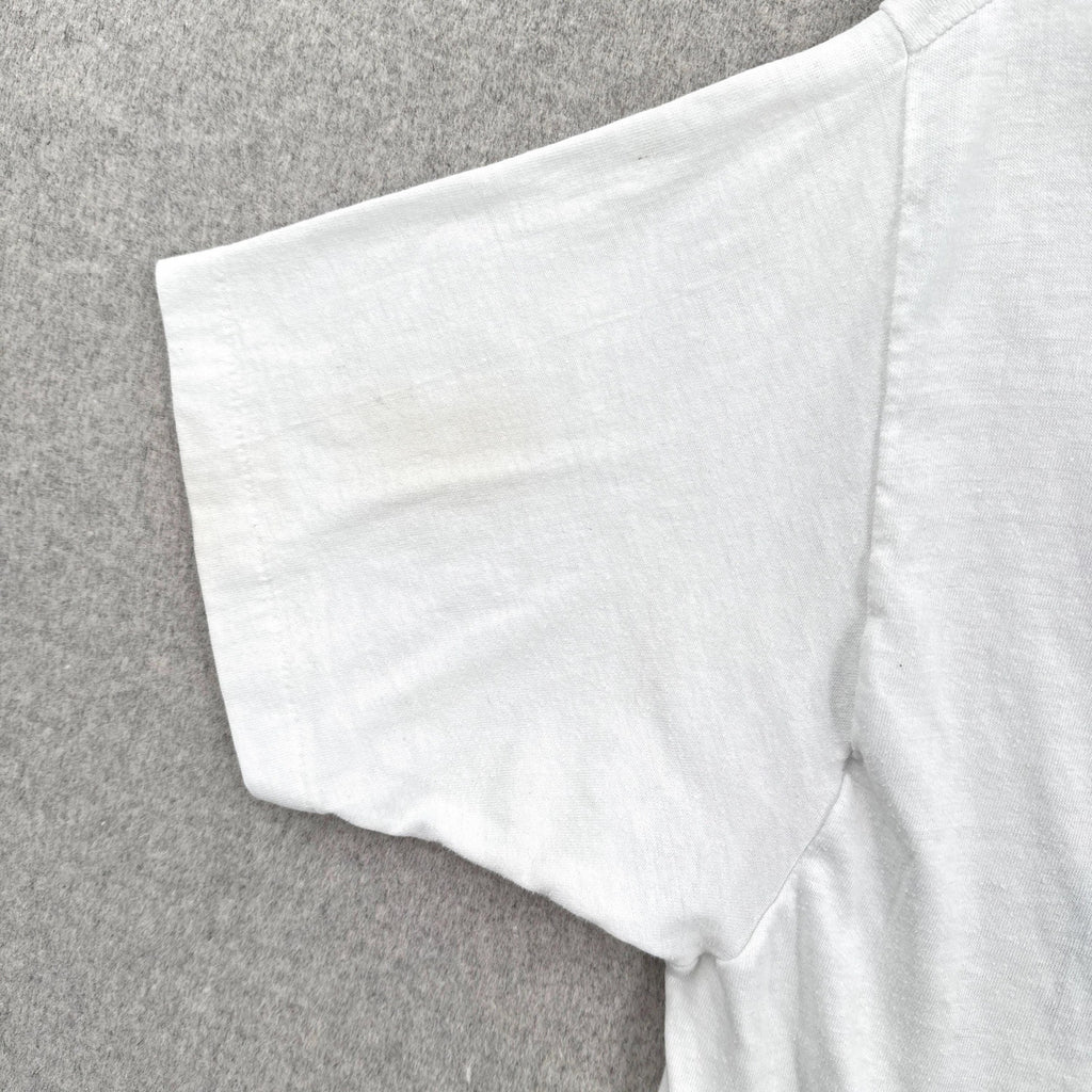 White fabric on a gray background