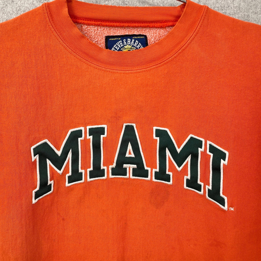 Vintage 1990s University of Miami Hurricanes Crewneck Sweatshirt