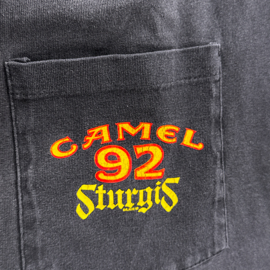 Vintage 1992 Camel Cigarettes Graphic Tee - L (cropped)