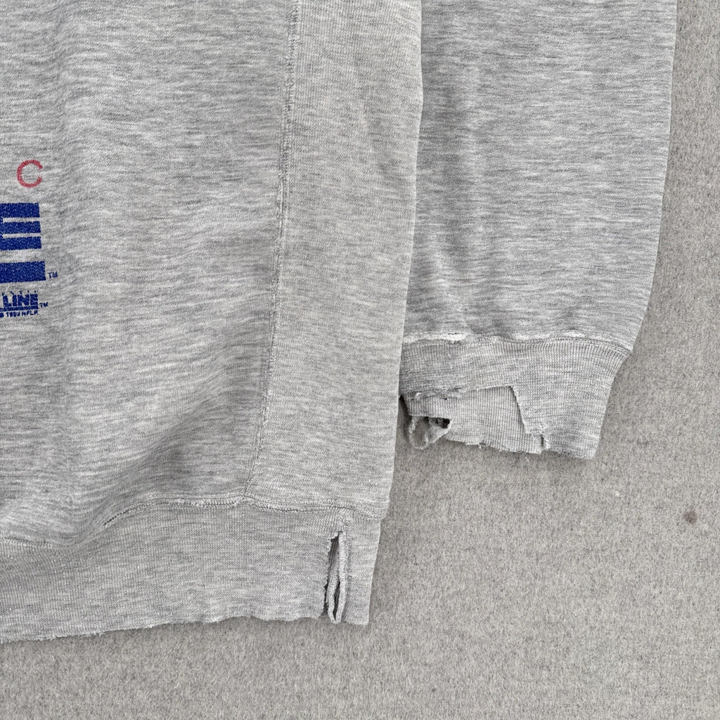Vintage 1993 Carolina Panthers Distressed Thrashed NFL Crewneck Sweatshirt