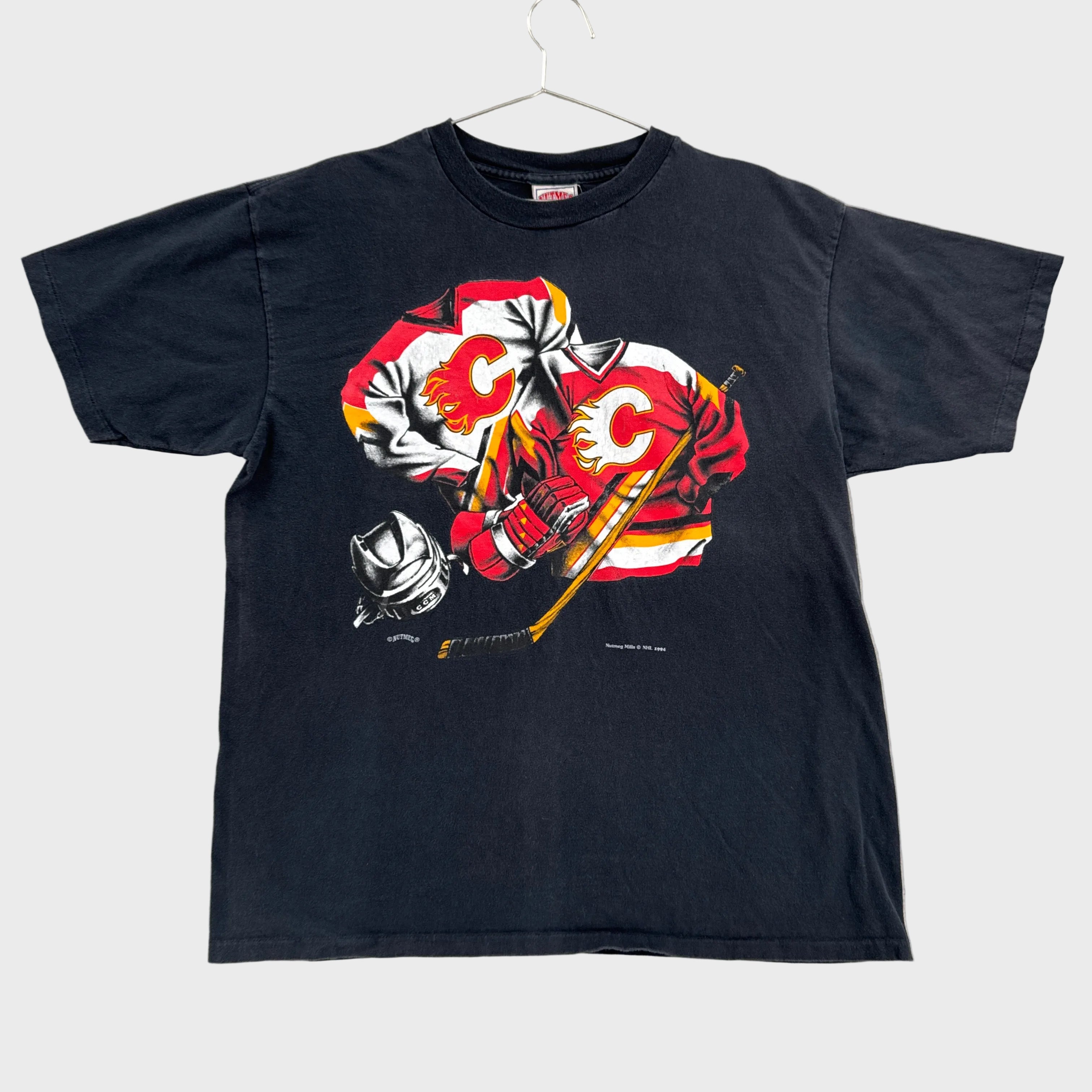 Vintage 1994 Calgary Flames NHL Nutmeg Graphic Tee