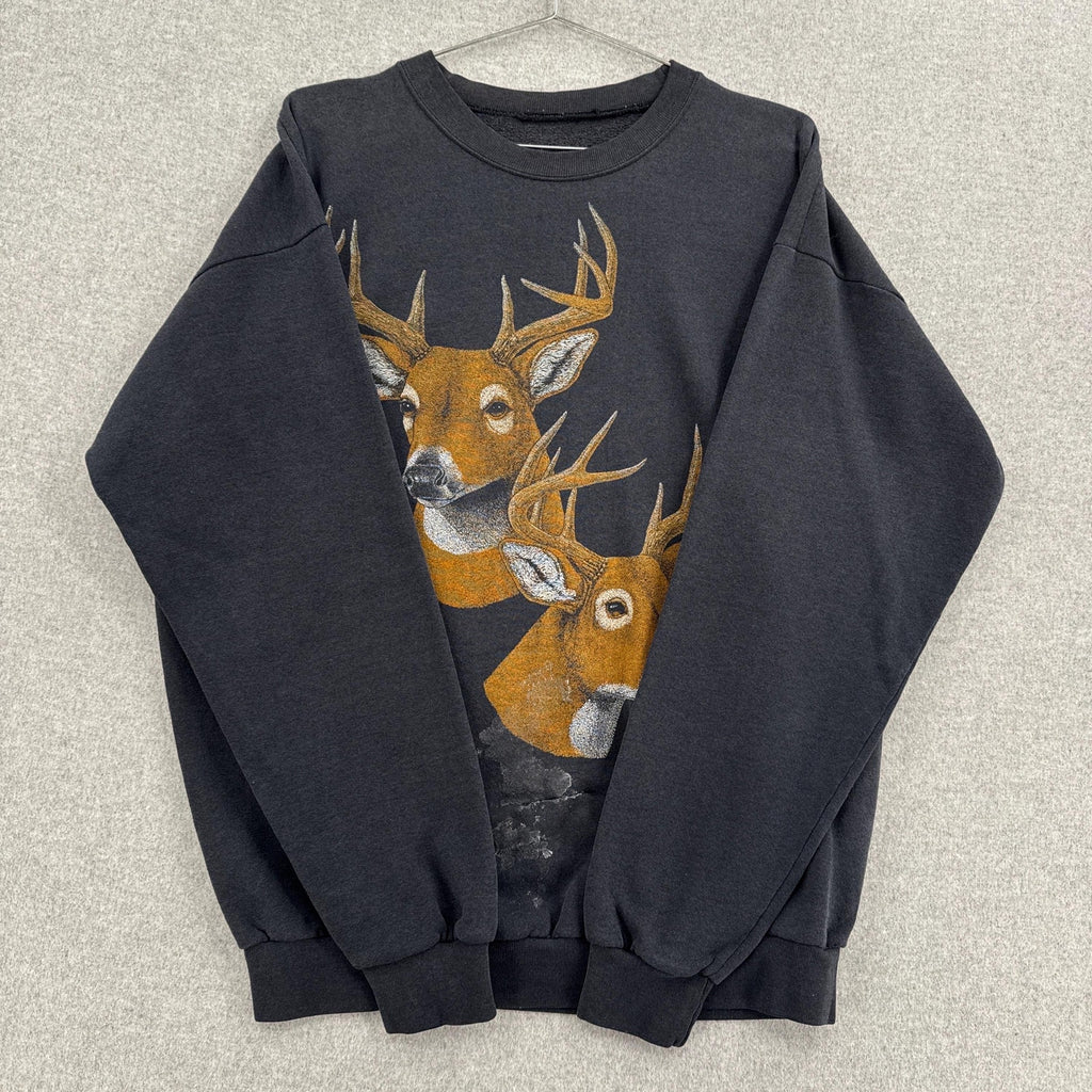 Vintage 1994 Deer Wildlife Nature Crewneck Sweatshirt
