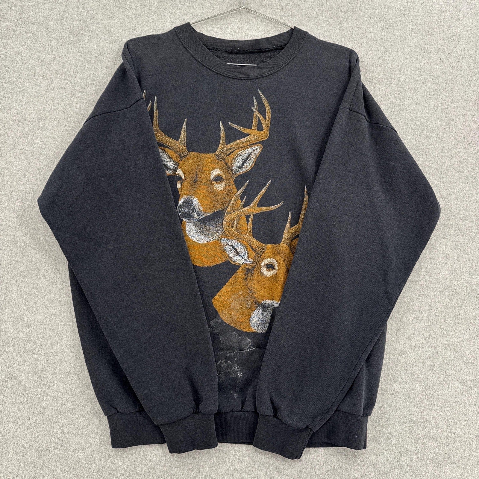 Vintage 1994 Deer Wildlife Nature Crewneck Sweatshirt