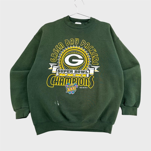 Vintage 1996 Green Bay Packers NFL Super Bowl Crewneck Sweatshirt