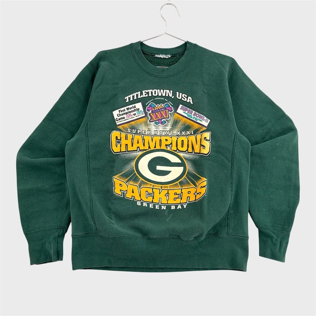 Vintage 1997 Green Bay Packers NFL Super Bowl Crewneck Sweatshirt