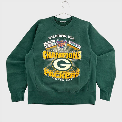 Vintage 1997 Green Bay Packers NFL Super Bowl Crewneck Sweatshirt
