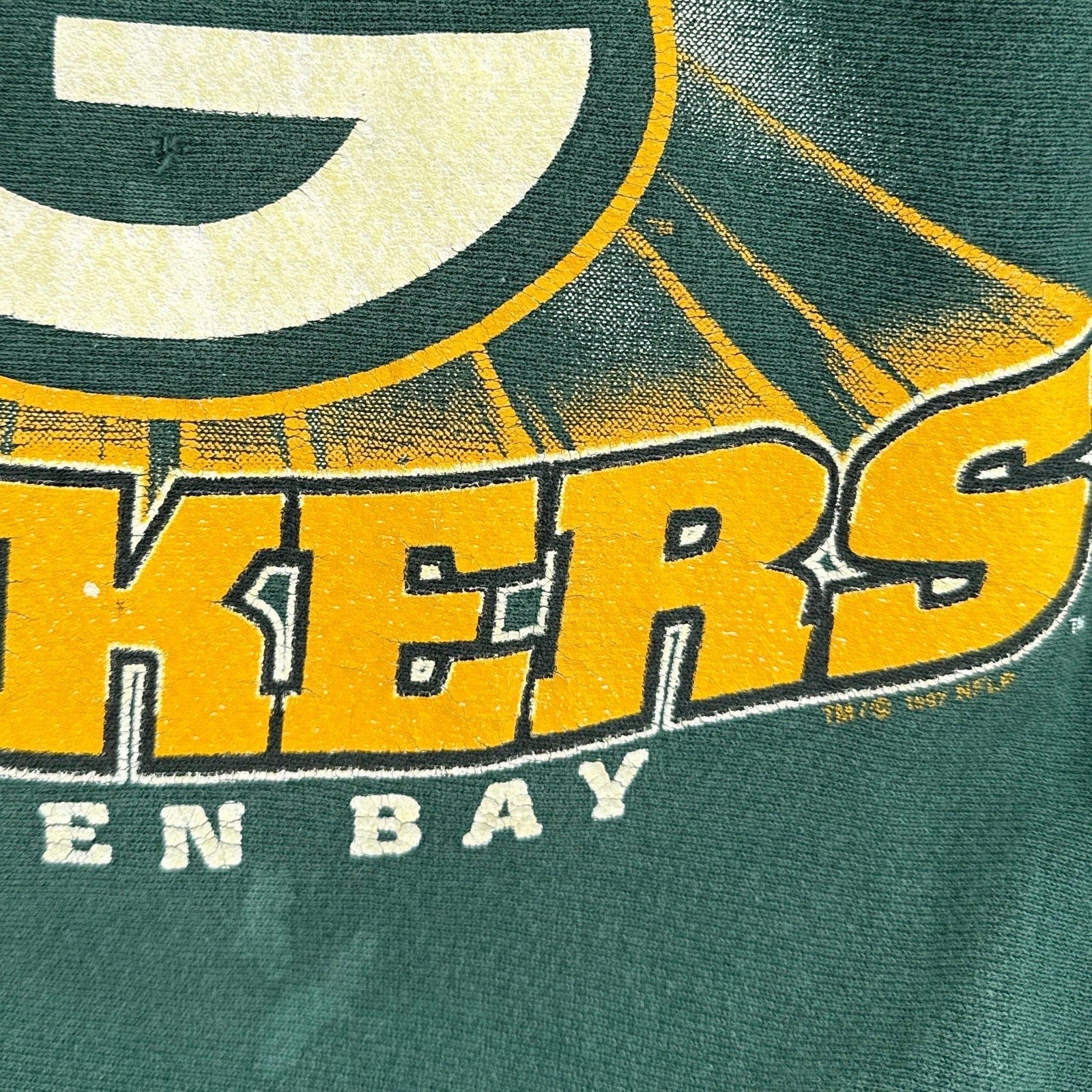 Vintage 1997 Green Bay Packers NFL Super Bowl Crewneck Sweatshirt
